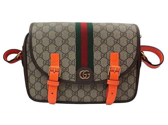 Gucci Ophidia GG Messenger Bag Brown