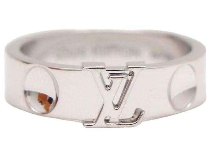 Louis Vuitton Anillo Empriente en oro blanco