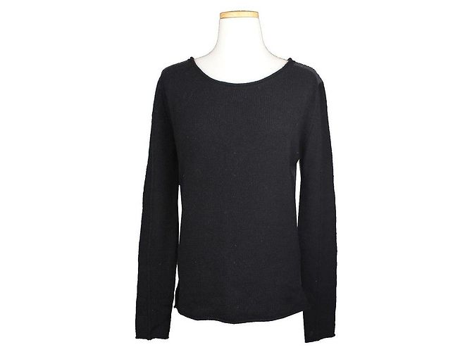 Zadig & Voltaire Strickoberteil aus Kaschmir in Schwarz-Grau Braun 