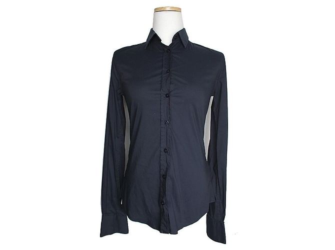 Dolce & Gabbana Slim Fit Hemd Mitternachtsblau