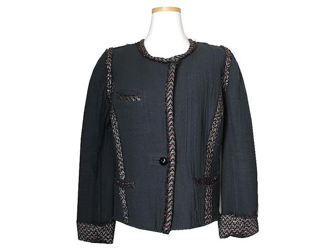 Giacca reversibile metallizzata Isabel Marant Nero