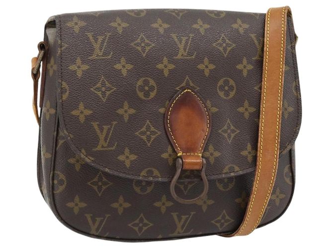 LOUIS VUITTON Bolsa de Ombro Monogram Saint Cloud GM M51242 LV Auth BA12966 Monograma