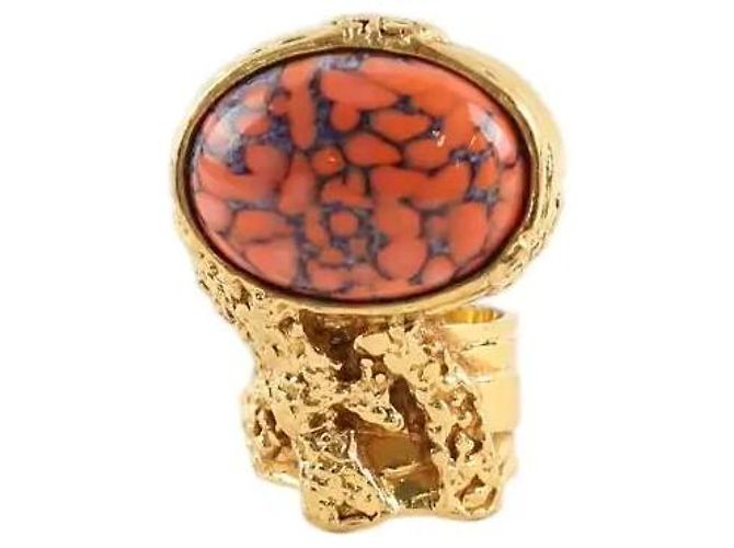 Yves Saint Laurent Bague doré
