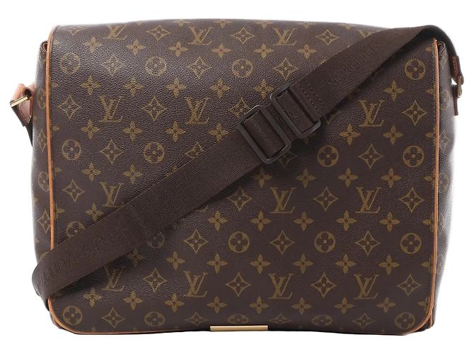 Bolsa Transversal Louis Vuitton Abbesses em Canvas Monogram Marrom M45257