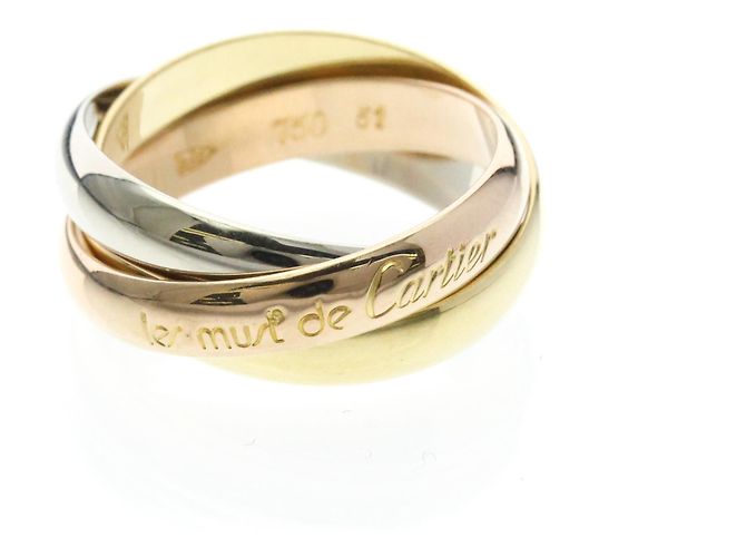 Anello Trinity di Cartier in Oro 18K D'oro