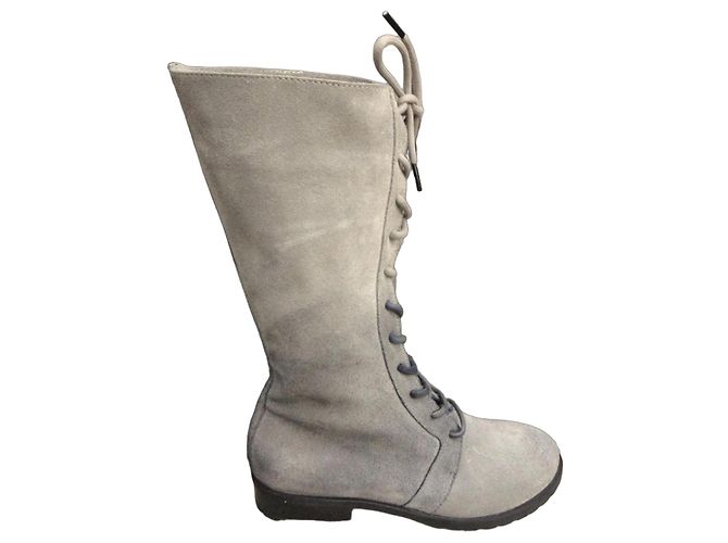 Autre Marque Botas Annette Gortz de nubuck gris