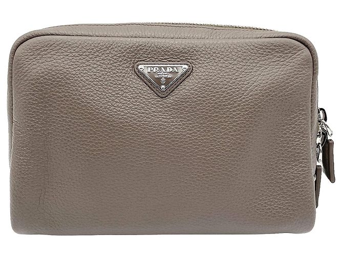 Bolso de hombro Prada Vitello Daino Beige