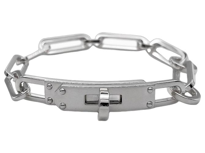 Hermès Pulseira Chaine Kelly Hermes Prata