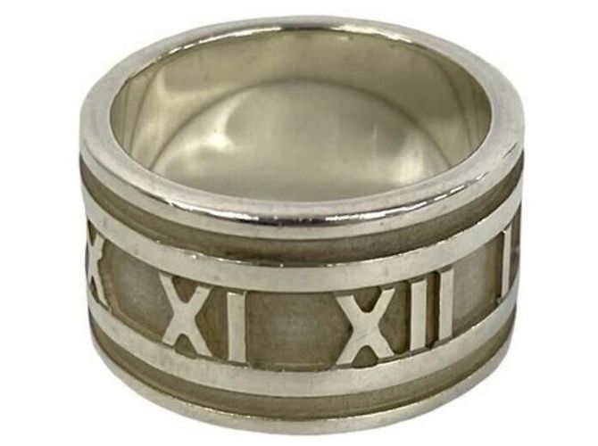 Anillo Atlas ancho Tiffany & Co. Plata