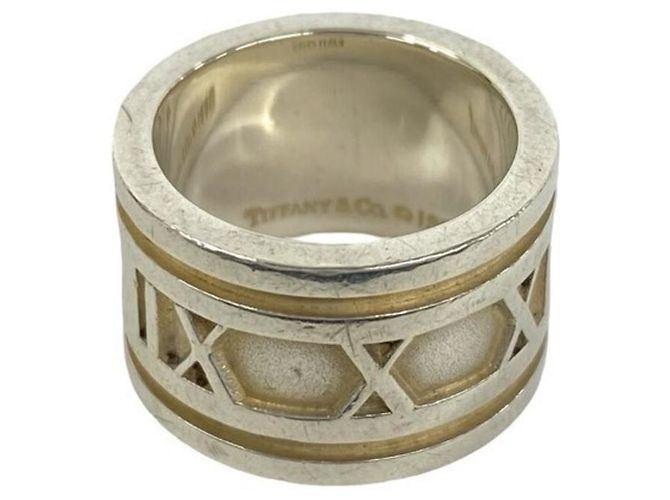 Tiffany & Co Anello Tiffany Wide Atlas Band Argento