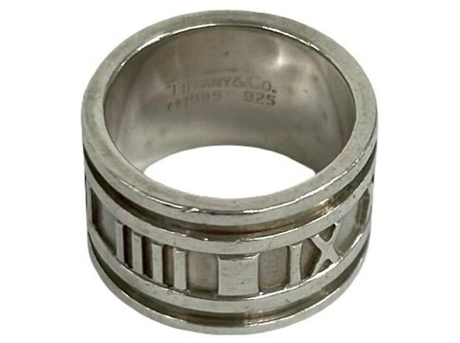 Tiffany & Co Anello Tiffany Wide Atlas Band Argento