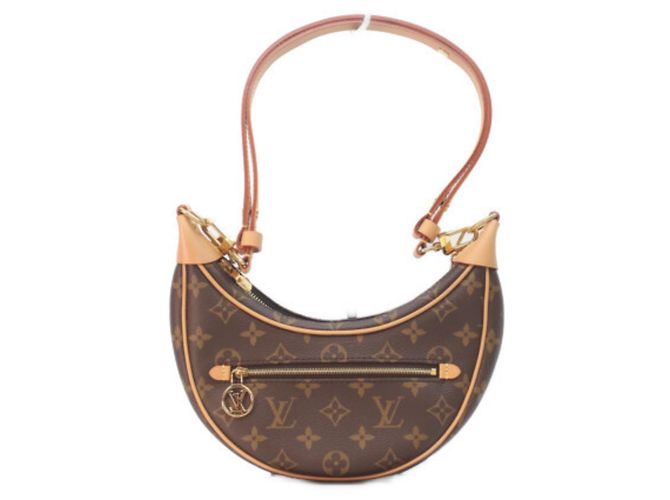 Sac à épaule Louis Vuitton Monogram Loop Beige