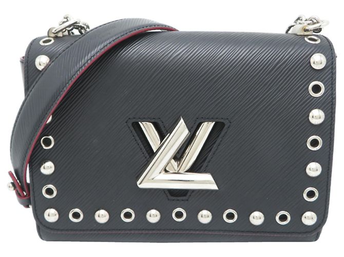 Borsa a Spalla Louis Vuitton Twist MM Nero
