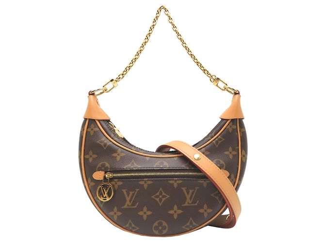 Bolso Loop para mujer Louis Vuitton Castaño