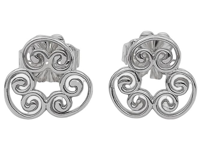 Pendientes de botón en plata Tiffany & Co. Venezia