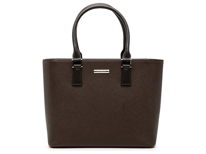 Burberry Tote aus braunem Leder Dunkelbraun