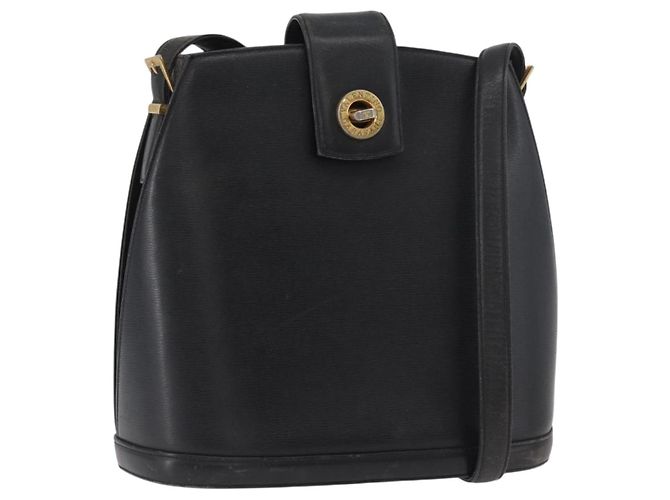 Borsa a Spalla VALENTINO in Pelle Nera e Oro Auth bs35258 Nero D'oro