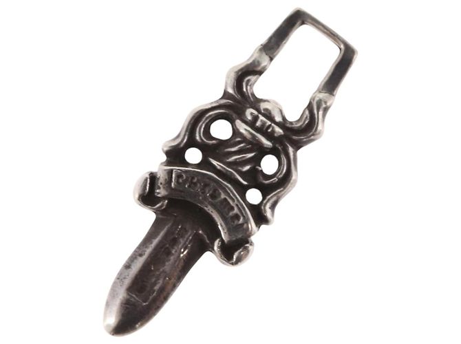 Chrome Hearts Dagger Charm Anhänger Top Ag925 Silver Auth LNZ835SAV Silber