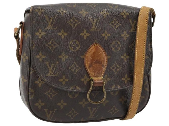 LOUIS VUITTON Bolsa de Ombro Monogram Saint Cloud GM M51242 LV Auth 180625 Monograma