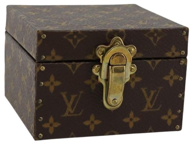 LOUIS VUITTON Monogram Eccrine Declaration Jewelry Box M21010 LV Auth 181141V