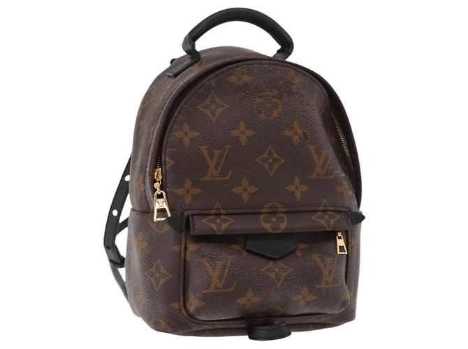 LOUIS VUITTON Monogram Palm Springs MINI Backpack M44873 LV Auth 179744A