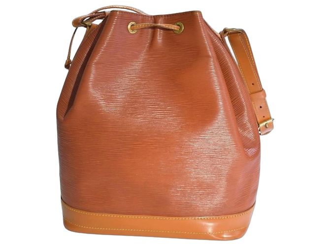 Louis Vuitton Noé Borsa a Secchiello Pelle Epi Marrone Kenyan