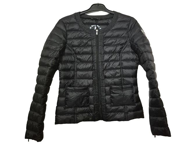 Autre Marque J.O.T.T. Schwarze Steppjacke Braun