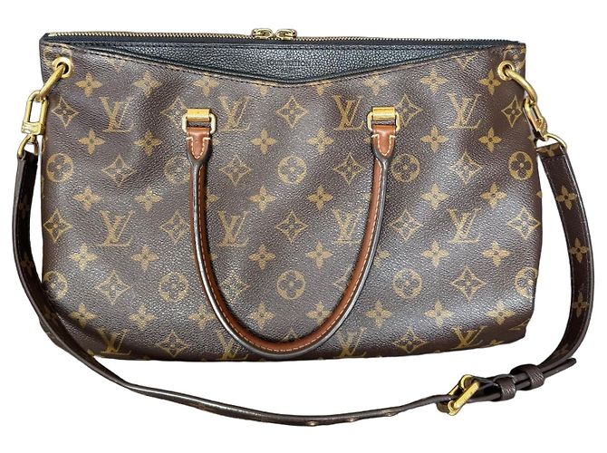 Louis Vuitton Monogram Pallas Borsa a Spalla Marrone Monogramma