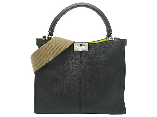 Sac à main Fendi Peekaboo X-Lite Medium Noir