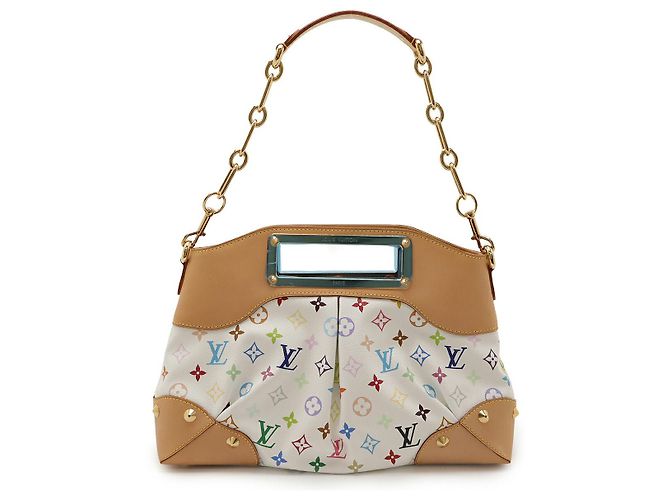 Borsa 2way Louis Vuitton Judy MM Monogram Bianco