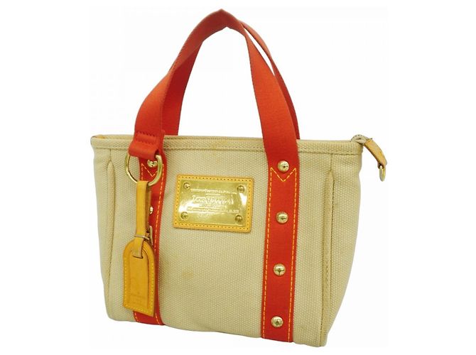 Borsa Louis Vuitton Antigua Cabas PM M40038 Beige - Donna