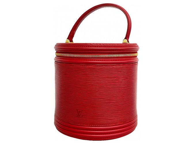 Borsa Louis Vuitton Epi Cannes in rosso Castilian