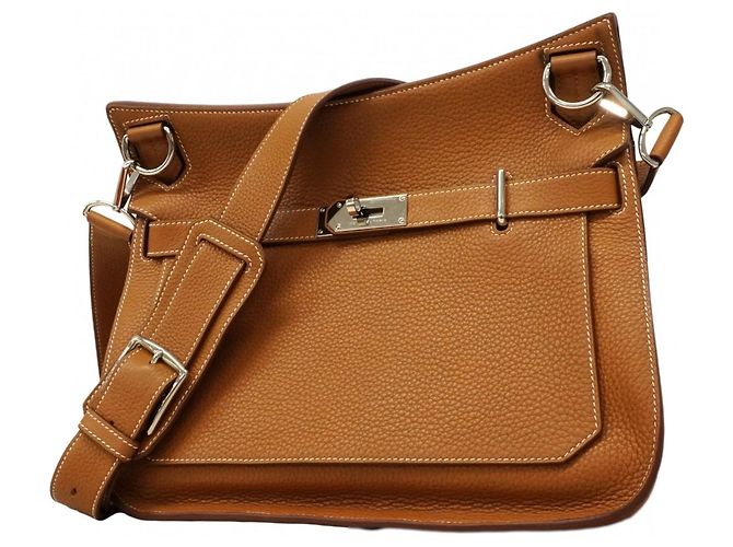 Hermès Borsa a tracolla Hermes Jypsiere 34 D'oro Pelle