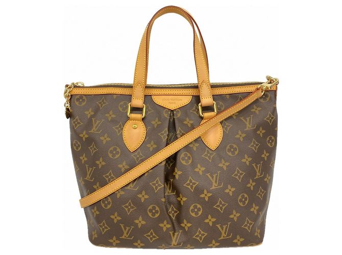 Louis Vuitton Monogram Palermo PM Handtasche Braun