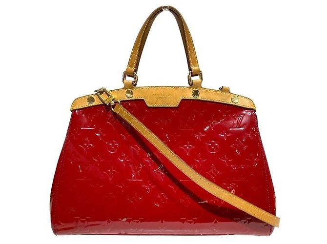 Sac à main Louis Vuitton Monogram Vernis Blair MM Rouge