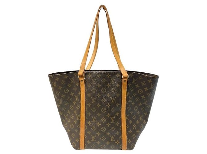 Louis Vuitton Monogram Sac Shopping Sac à main et Cabas Marron