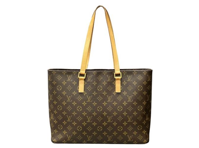 Sac à main cabas Louis Vuitton Monogram Luco Marron
