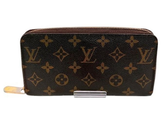 Cartera Zippy Monogram Louis Vuitton Castaño