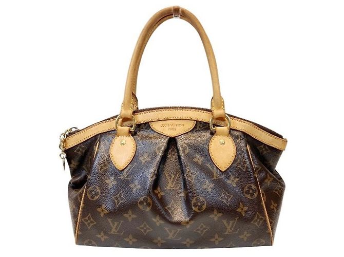 Sac à main cabas Louis Vuitton Monogram Tivoli PM Marron