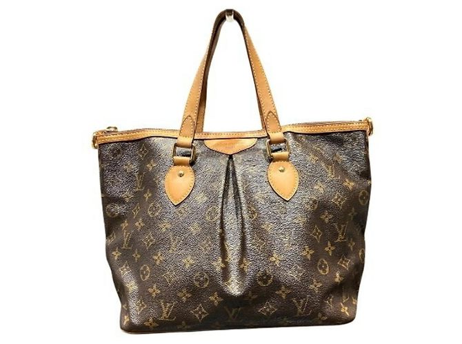 Sac à main Louis Vuitton Monogram Palermo PM Marron