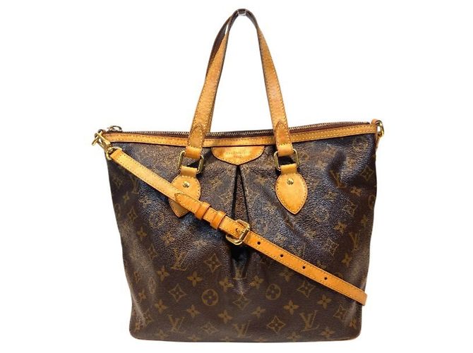 Louis Vuitton Monogram Palermo PM Handtasche Braun