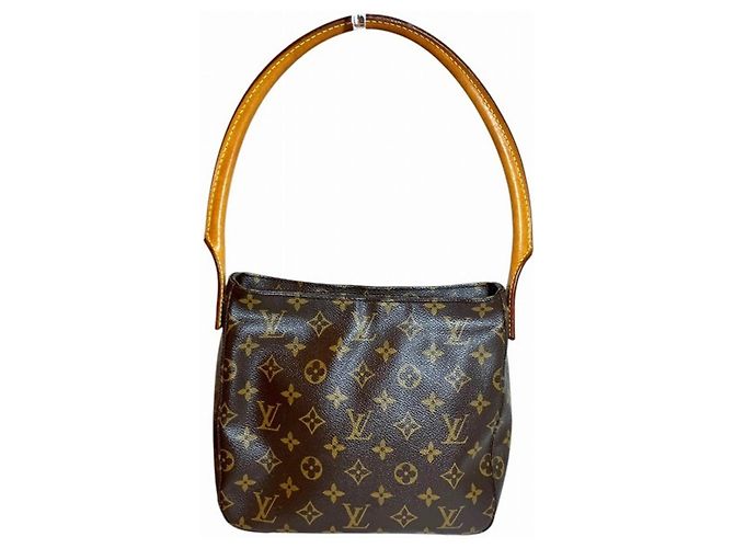 Sac à main Louis Vuitton Monogram Looping MM Marron