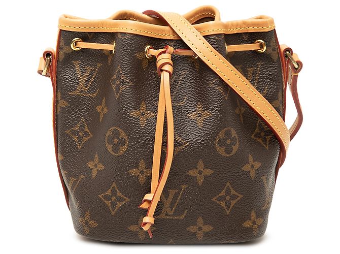 Louis Vuitton Marrón Monogram Nano Noe Castaño