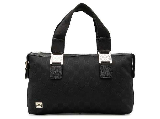 Borsa Pop in tela GG nera Gucci Nero