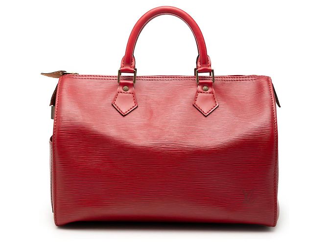 Louis Vuitton Speedy 30 aus rotem Epi-Leder