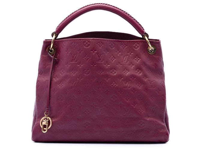 Louis Vuitton Red Monogram Empreinte Artsy MM Rosso Bordò