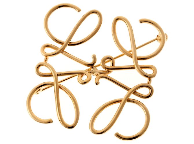 Spilla Anagramma Loewe Oro D'oro