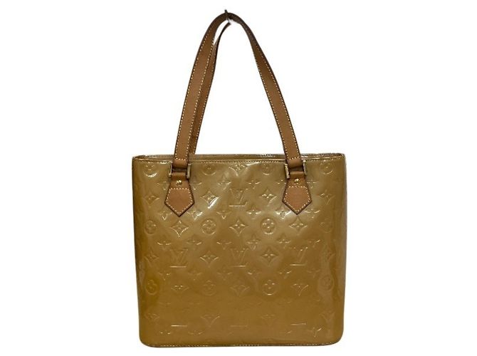 Sac à main Louis Vuitton Monogram Vernis Houston Noisette