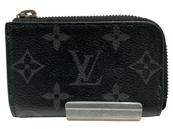 Louis Vuitton Monogram Eclipse Coin Purse Black