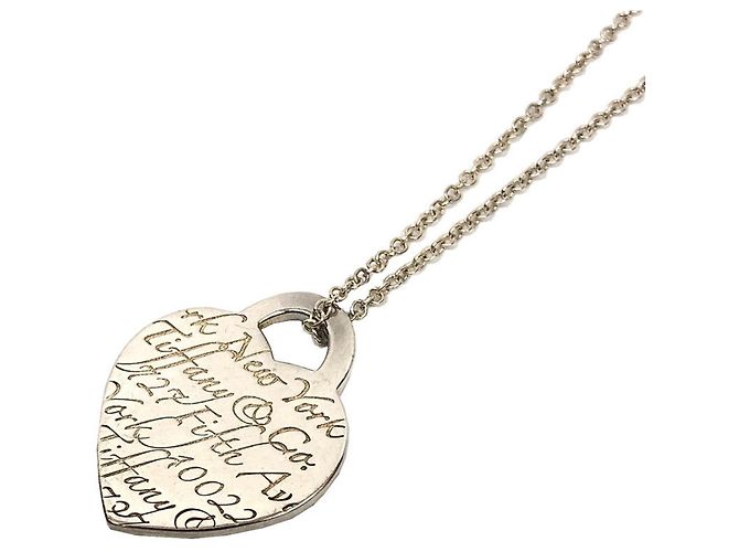 Tiffany & Co. Tiffany Notes Heart Tag Halskette Silber